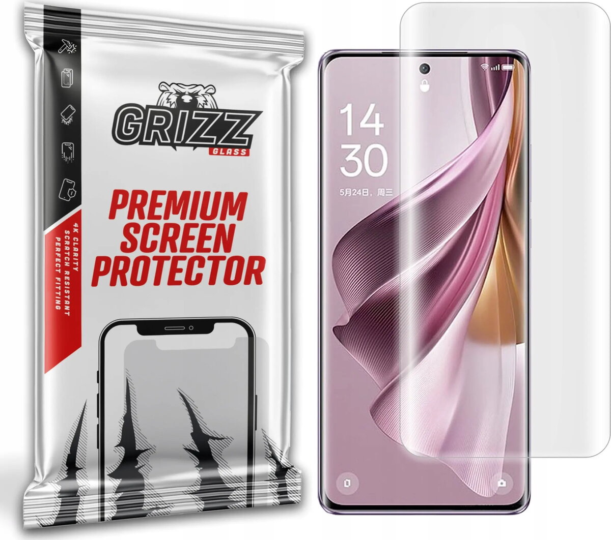Aizsargplēve GrizzGlass Hydrofilm priekš Oppo Reno10