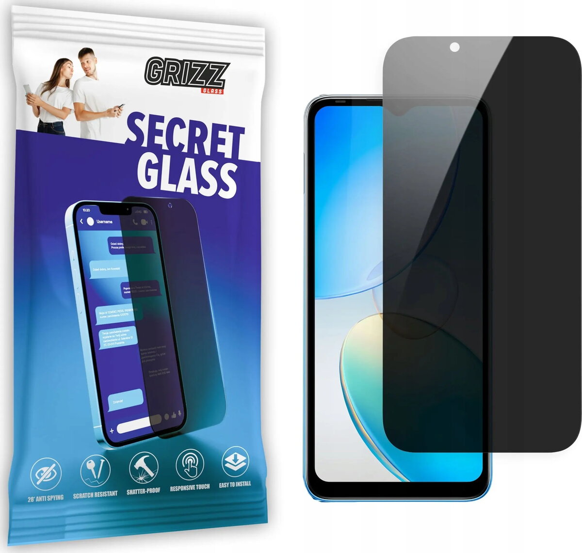 Privātuma rūdīts stikls GrizzGlass SecretGlass priekš