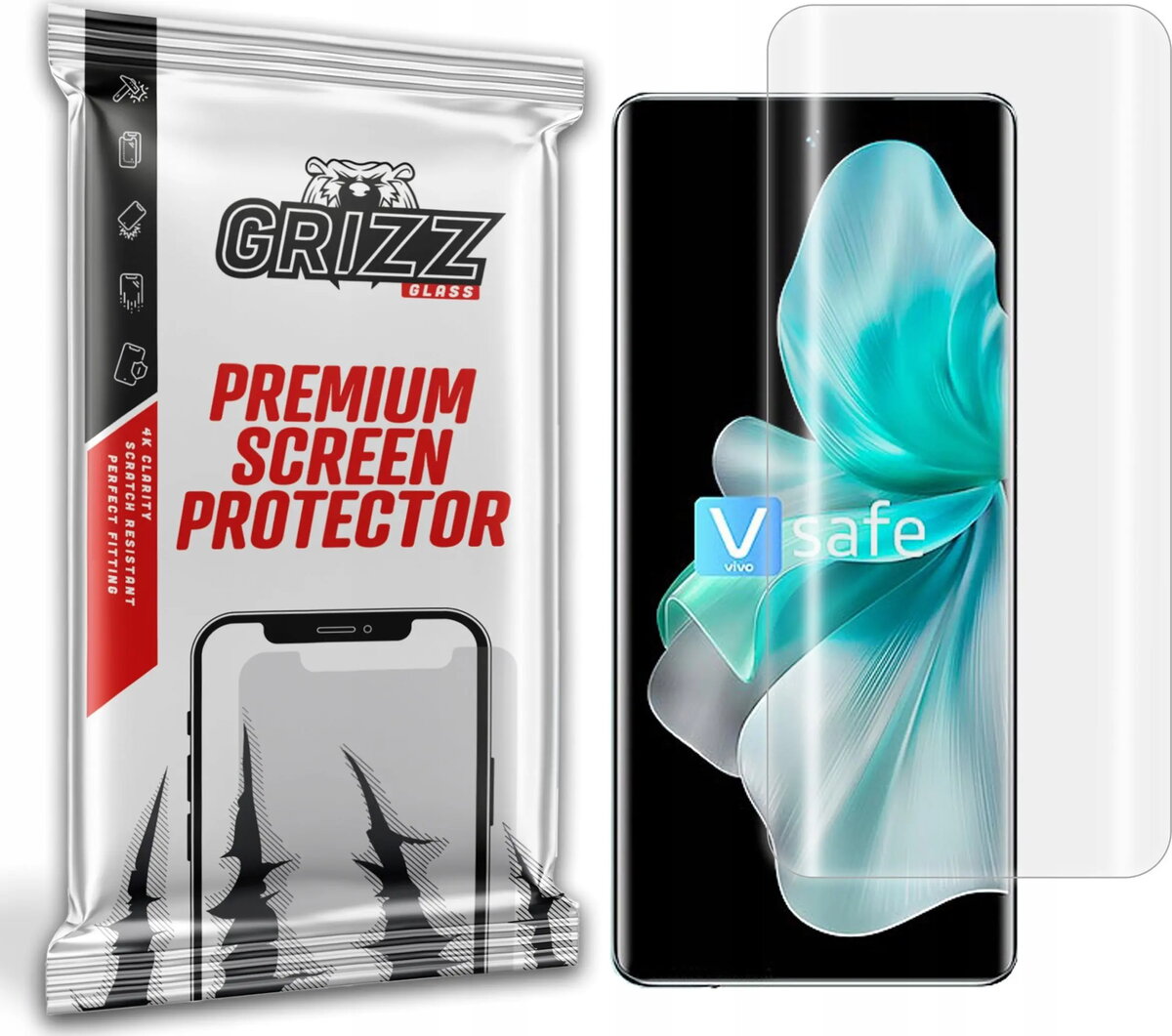 Ekrāna aizsargplēve GrizzGlass Hydrofilm priekš Vivo