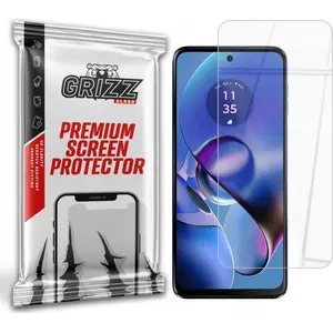 Screen protector GrizzGlass HybridGlass for Motorola Moto G64 — hybrid tempered glass protector