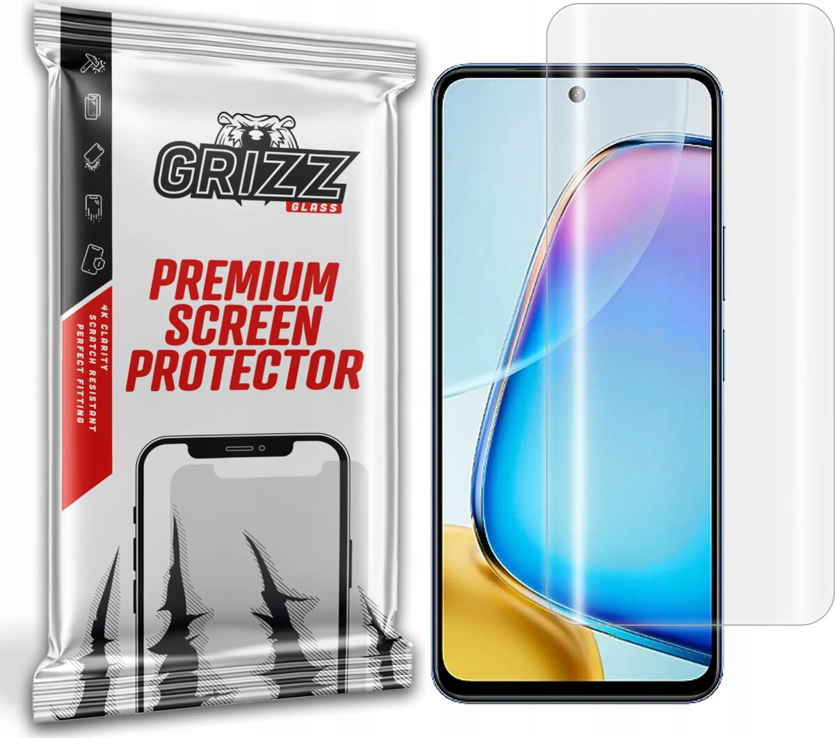 Ekrāna aizsargplēve GrizzGlass Hydrofilm priekš Vivo