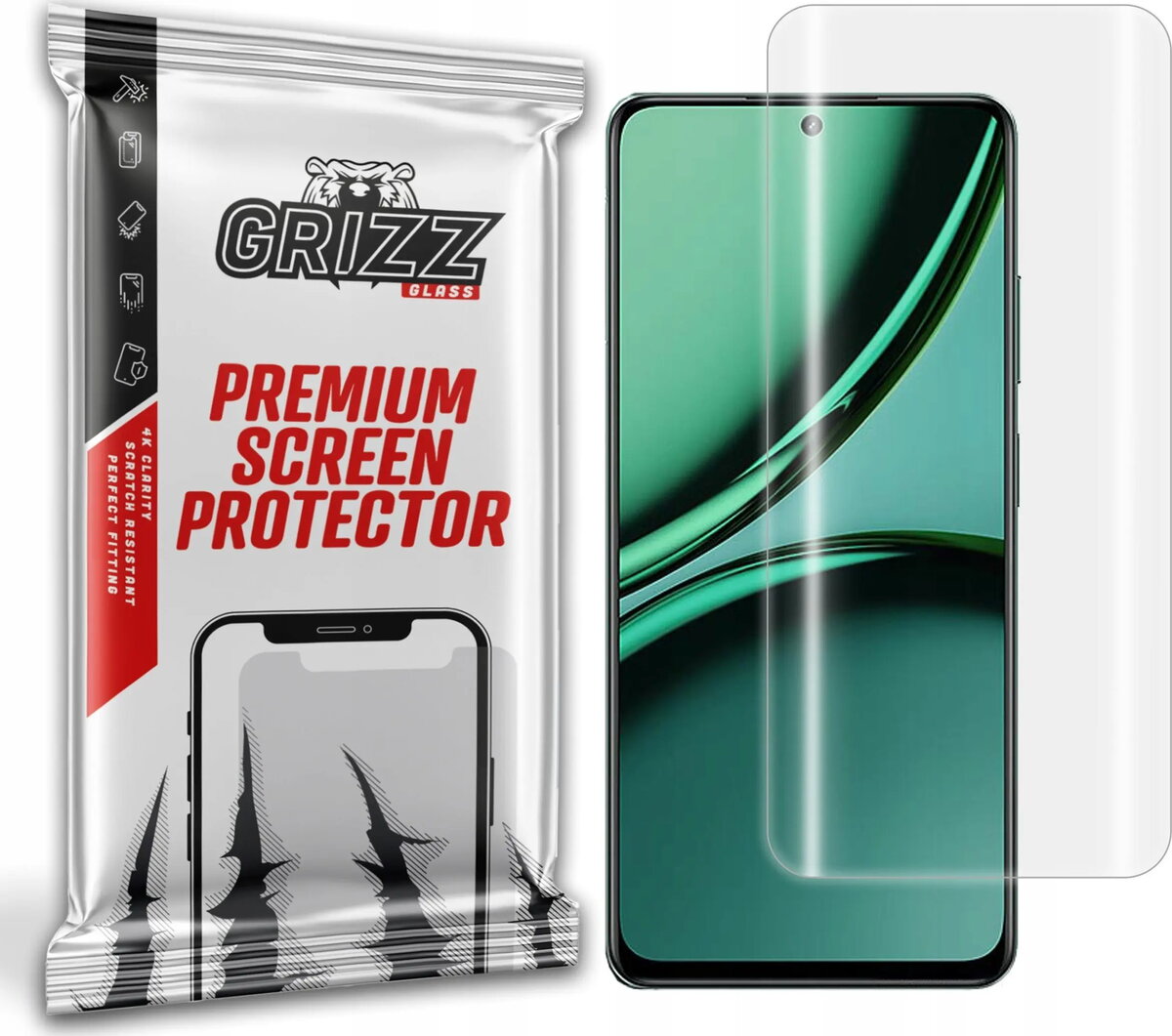 Hidrogelas ekrāna aizsargs GrizzGlass Hydrofilm priekš