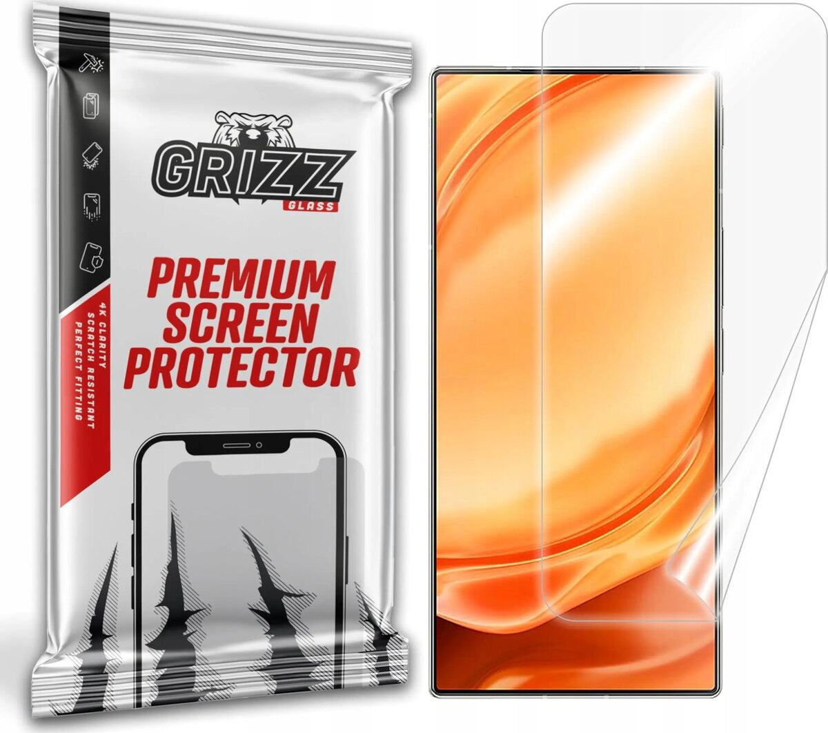 Keramiskā ekrāna aizsargplēve GrizzGlass CeramicFilm priekš