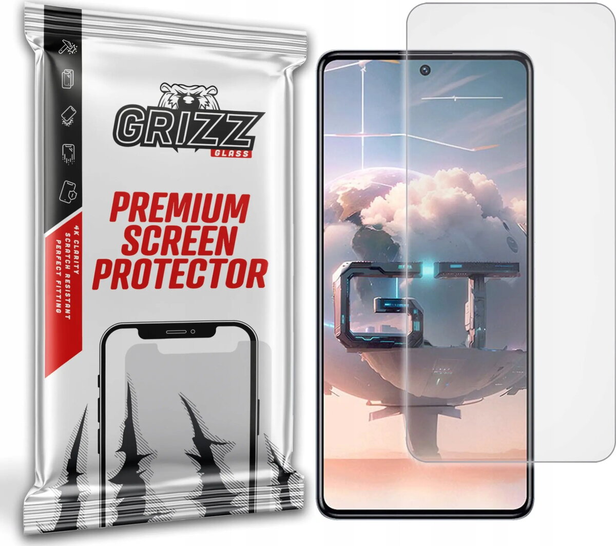 Matēta ekrāna aizsargplēve GrizzGlass PaperScreen priekš