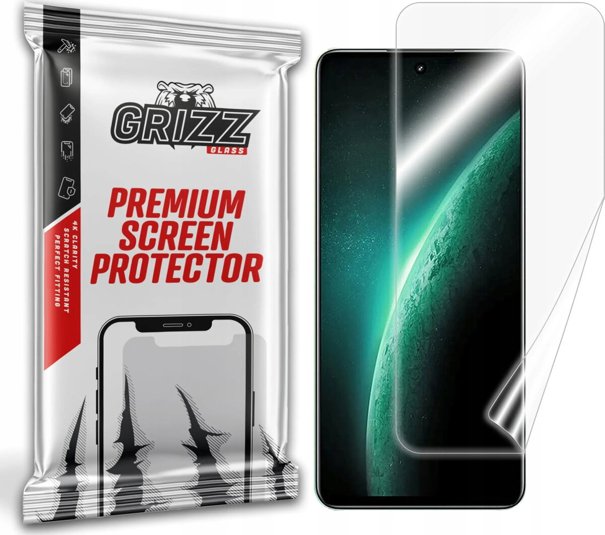 GrizzGlass CeramicFilm keramikas ekrāna aizsargplēve Realme