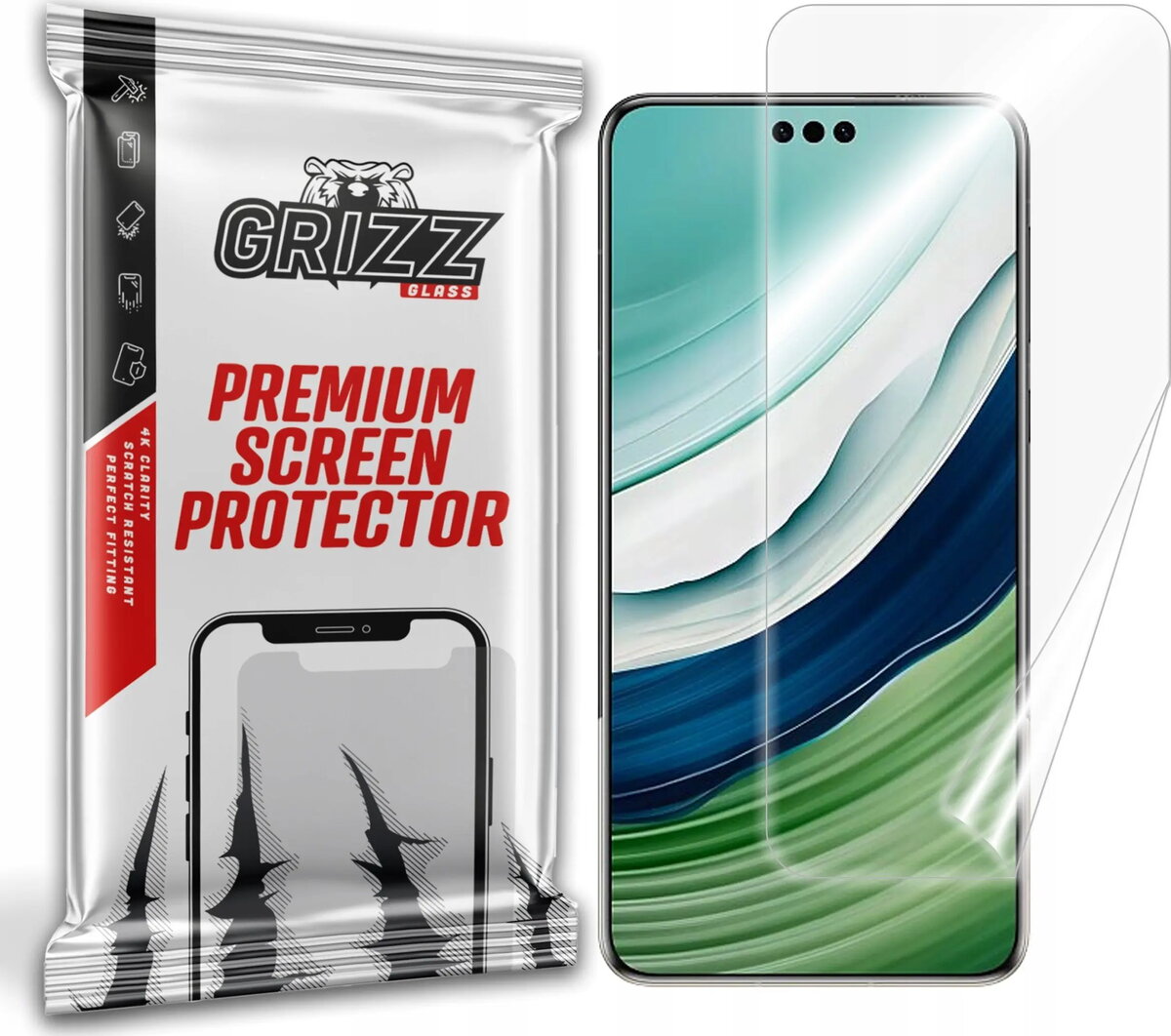 GrizzGlass CeramicFilm keramisks ekrāna aizsargs Huawei