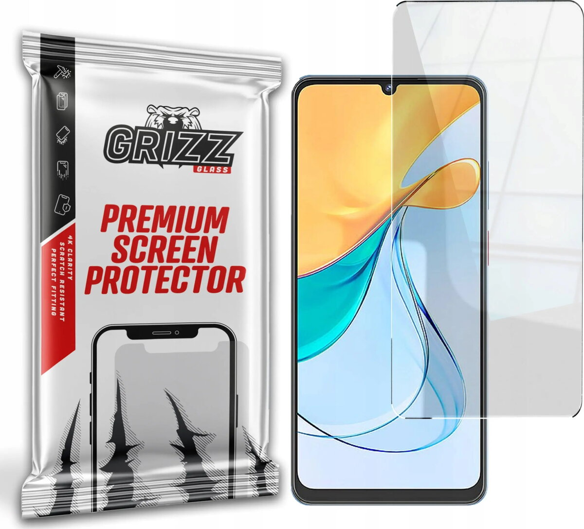 Ekrāna aizsargstikls GrizzGlass HybridGlass priekš ZTE