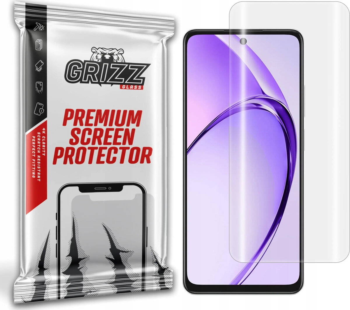 Aizsargplēve GrizzGlass Hydrofilm (hidrogelu) priekš Oppo