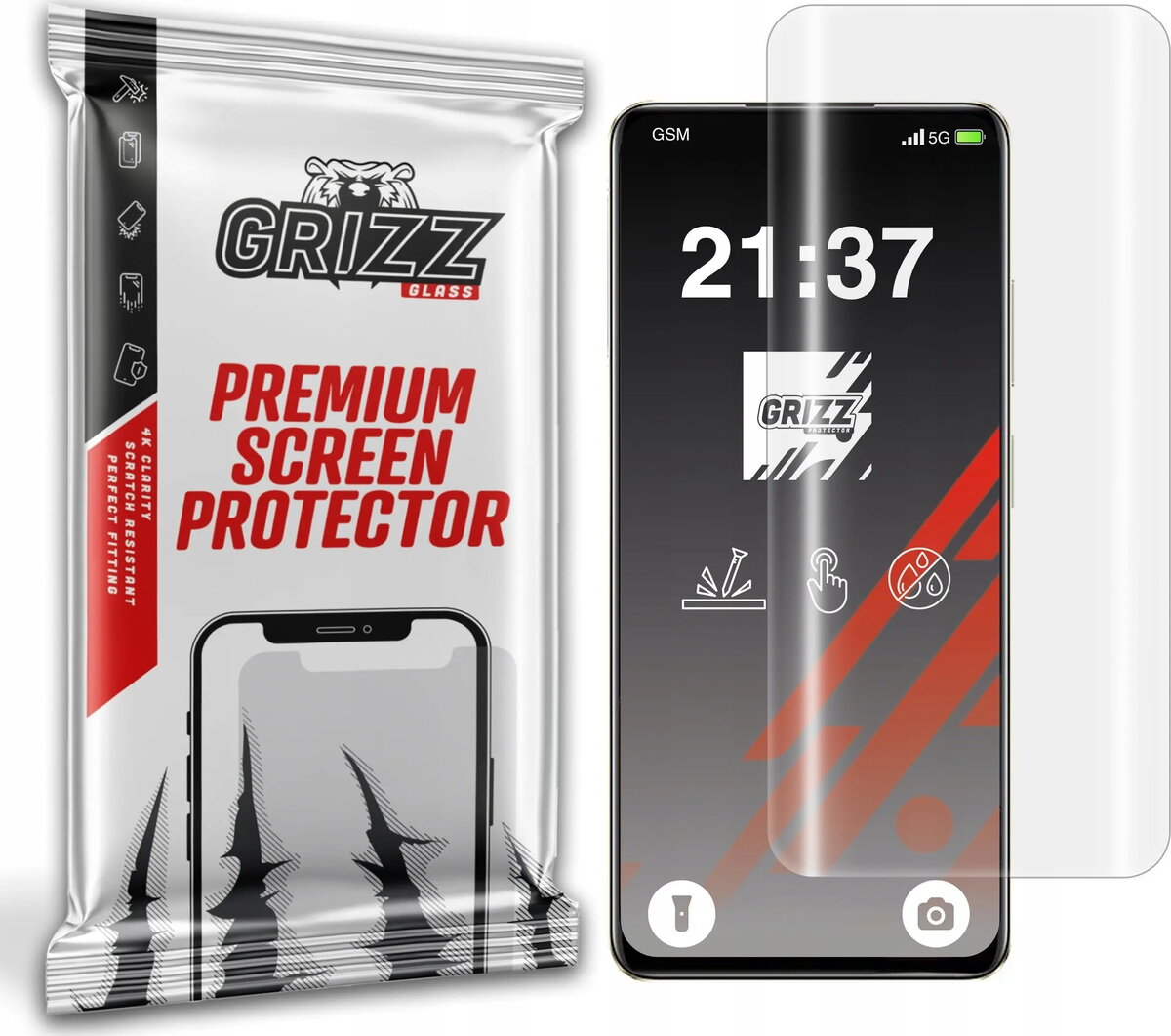 Aizsargplēve GrizzGlass Hydrofilm priekš Realme V60