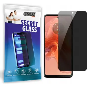 Защитное приватное стекло GrizzGlass SecretGlass для Motorola Moto G04