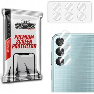 GrizzGlass HybridGlass aizsargstikls kamerai Samsung Galaxy M15 — rūdīts kameras pārklājums