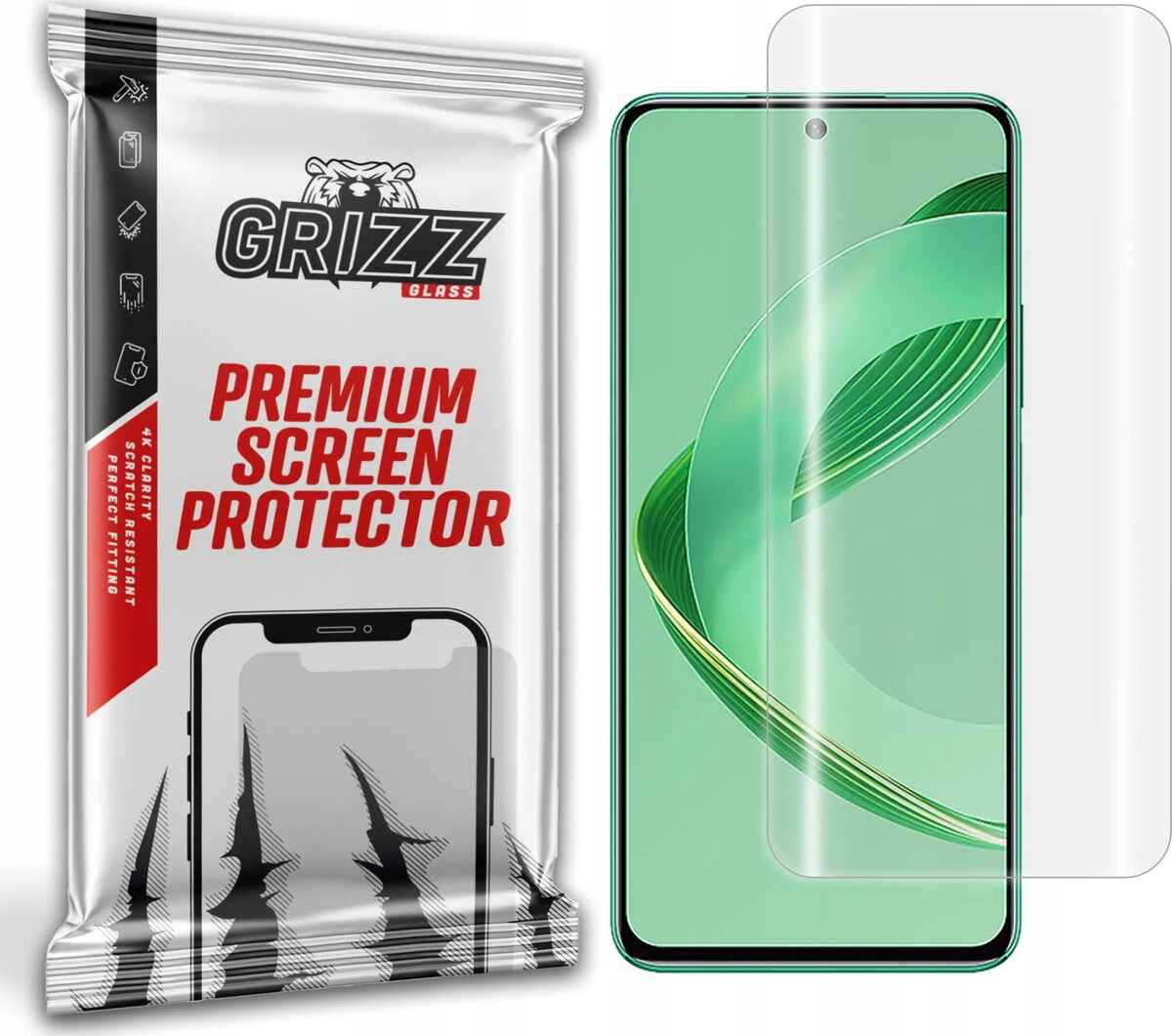 Aizsargvilna GrizzGlass Hydrofilm priekš Huawei Nova