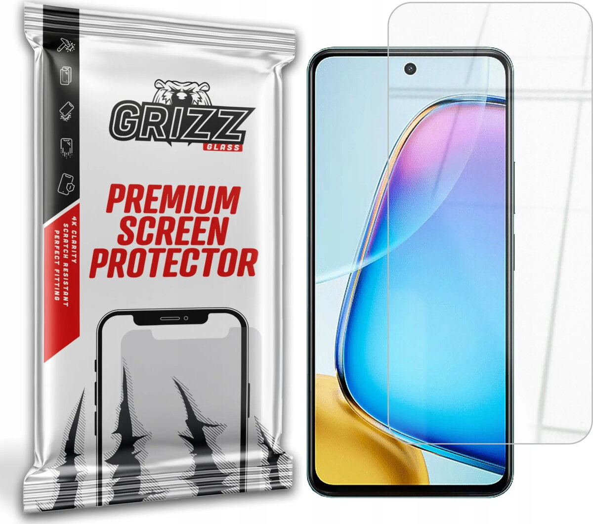 Hibrīdais aizsargstikls GrizzGlass priekš Vivo Y200T