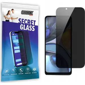 Закалённое приватное защитное стекло GrizzGlass SecretGlass для Motorola Moto G22
