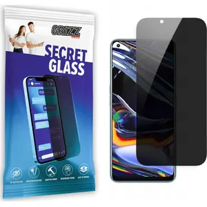 Защитное приватное стекло GrizzGlass SecretGlass для Realme 8i (приватное стекло)