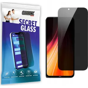 Прайвеси защитное стекло GrizzGlass SecretGlass для Xiaomi Redmi Note 8T, модель GRZ6004