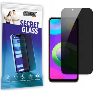 Защитное приватное закалённое стекло GrizzGlass SecretGlass для Samsung Galaxy M02