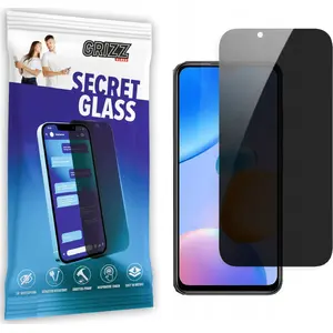 Защитное приватное стекло GrizzGlass SecretGlass для Xiaomi Redmi 11 Prime (приватный защитный стекло)