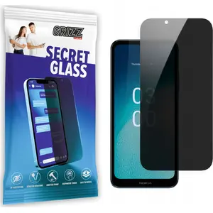 Закалённое приватное защитное стекло GrizzGlass SecretGlass для Nokia C300