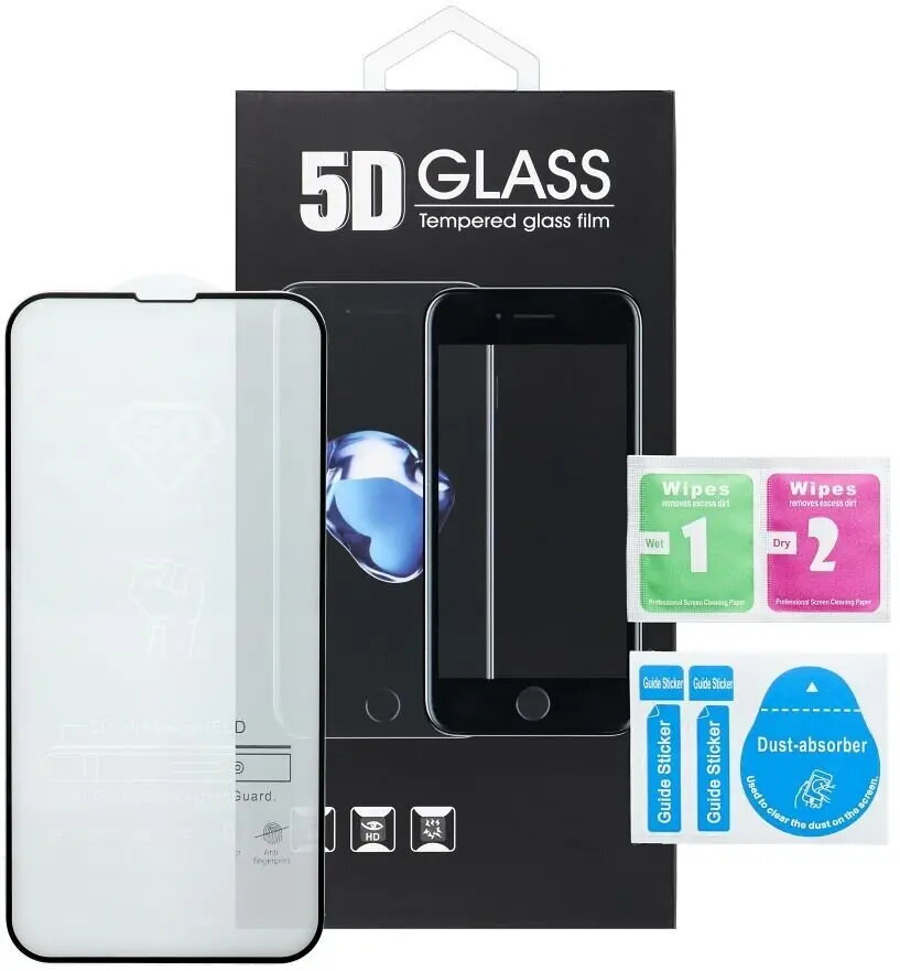 Aizsargstikls 5D Full Glue ar privātuma