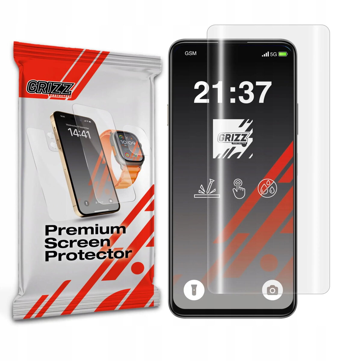 Aizsargplēve GrizzGlass Hydrofilm (hidrogēla) priekš Huawei