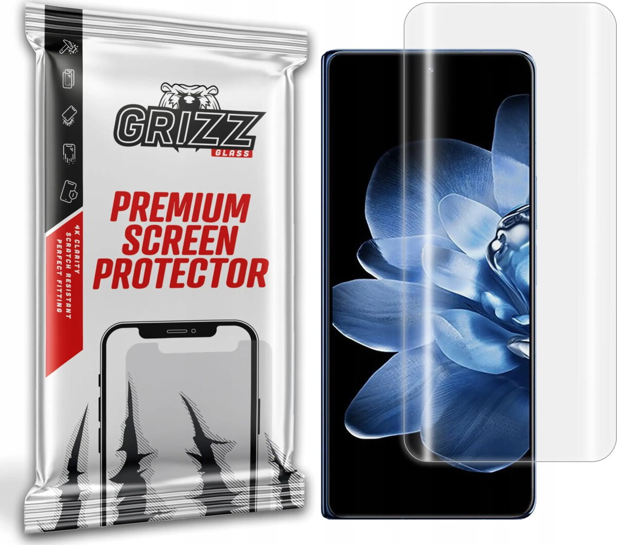 Ekrāna aizsargplēve GrizzGlass Hydrofilm (hidrogel) priekš