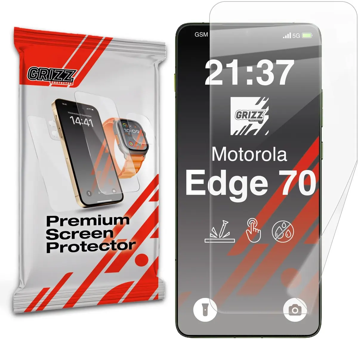Aizsargplēve GrizzGlass CeramicFilm priekš Motorola Edge