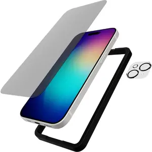 Tempered Impact Glass with Camera Privacy for iPhone 15 Plus — Tech21 Impact Glass/Camera w/Privacy