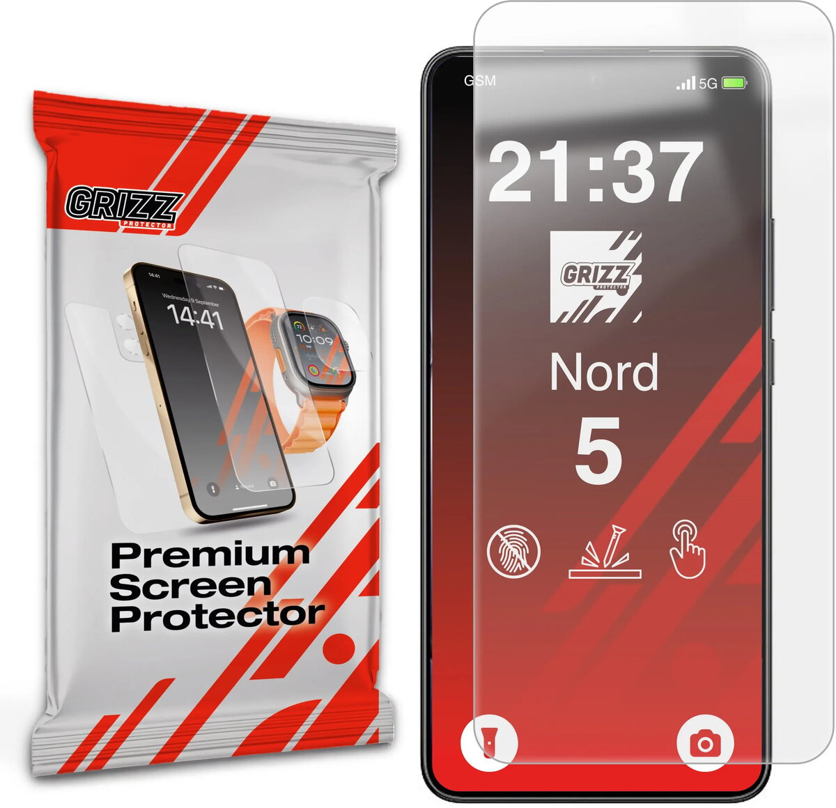 Matēta ekrāna aizsargplēve GrizzGlass PaperScreen priekš