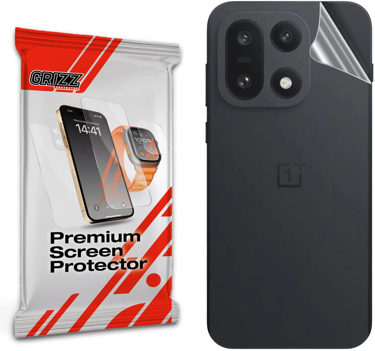Aizmugures aizsargplēve GrizzGlass SatinSkin priekš OnePlus