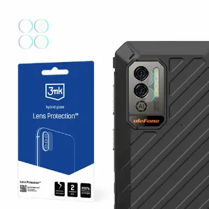 Гибридное стекло для камеры 3MK Lens Protect для Ulefone Power Armor X11 Pro, набор 4 шт.