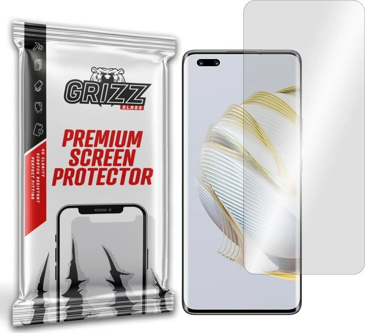Ekrāna aizsargplēve GrizzGlass hydrogel priekš Huawei