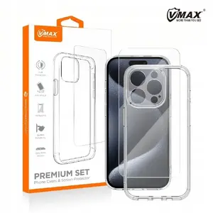 Набор защитных накладок VMAX Mag+ с премиальным 2.5D закалённым стеклом для iPhone 16 Plus 6,7"