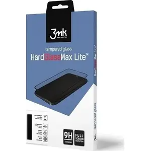 Screen Protector 3MK HG Max Lite for Samsung A02, black — tempered film, precise fit
