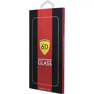 Закалённое стекло TelForceOne для iPhone 13 Mini 5,4" 6D полноэкранное с чёрной рамкой