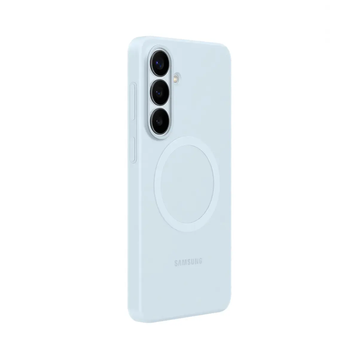 Samsung Galaxy S26+ силиконовый магнитный чехол — светло‑голубой Photo 2
