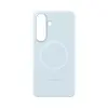 Samsung Galaxy S26+ силиконовый магнитный чехол — светло‑голубой Photo 3
