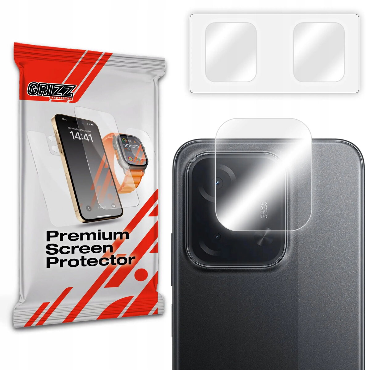 GrizzGlass HybridGlass aizsargstikls kamerai Xiaomi Poco