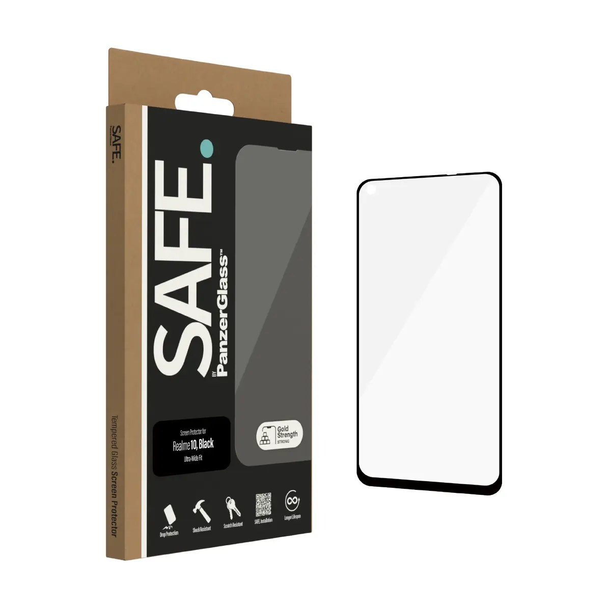 PanzerGlass SAFE стекло для Realme 10 Photo 3