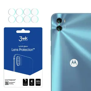 3MK Lens Protect защитные стекла для объектива Motorola Moto E22s — набор 4 шт.