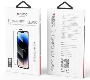 Защитное стекло yesido TG01 для iPhone 12 / 12 Pro — 5D покрытие краёв