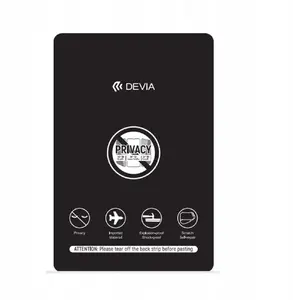 Screen protection film kit Devia for cutting machine, matte anti-crash privacy films, 20 pieces for smartphone screens