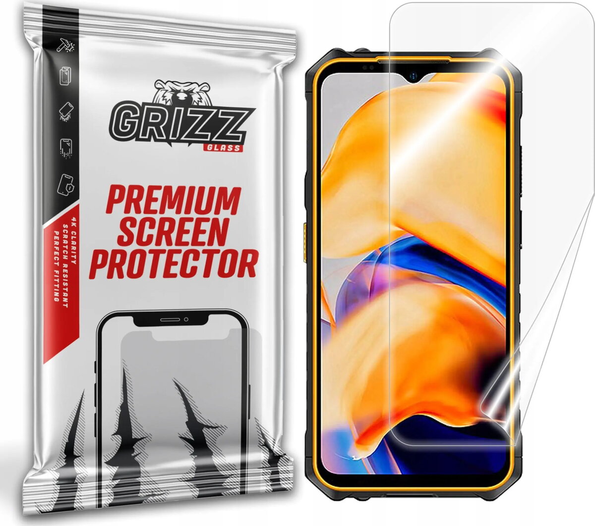 Keramiskā ekrāna plēve GrizzGlass CeramicFilm priekš