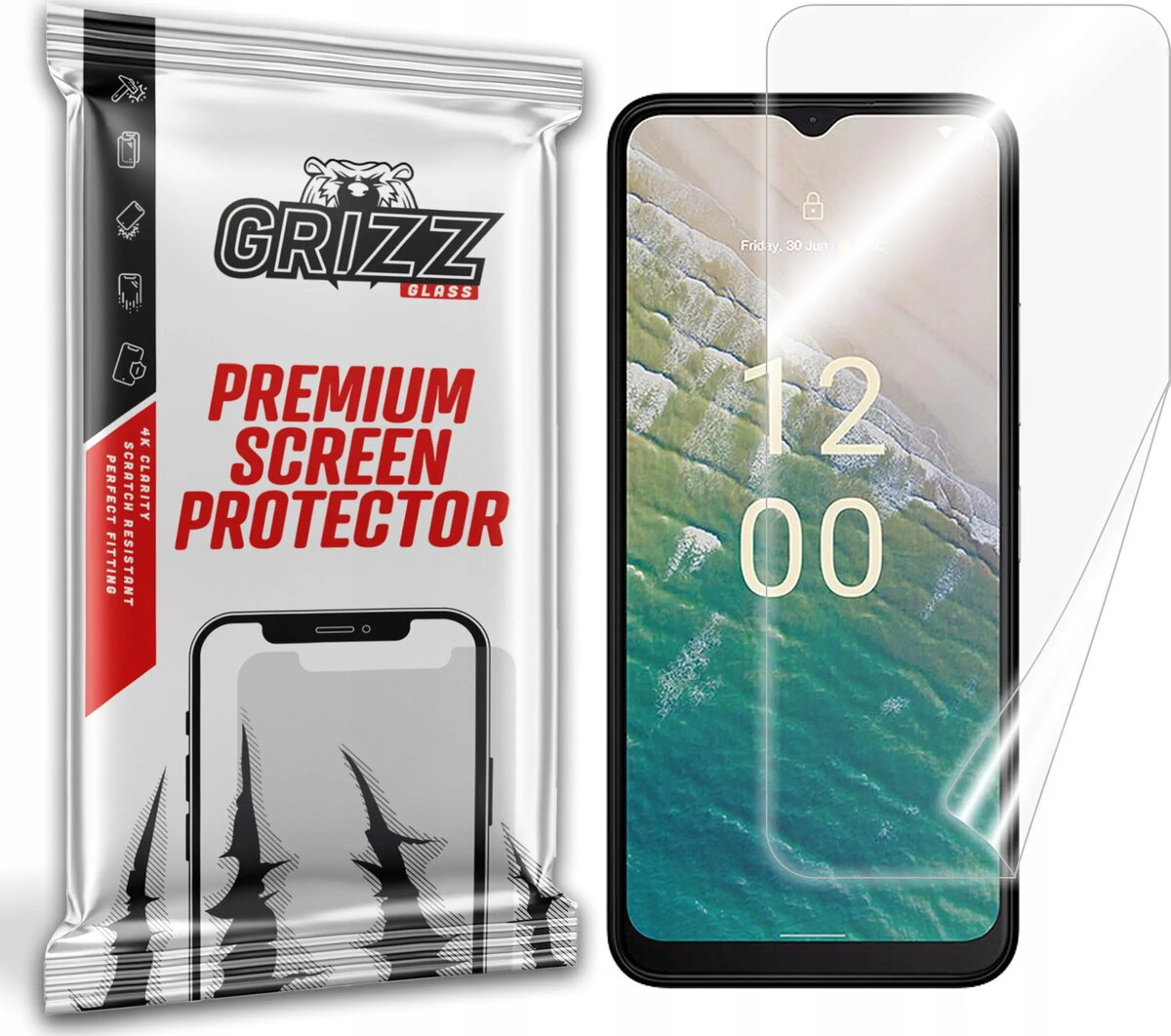 Keramiska ekrāna aizsargplēve GrizzGlass CeramicFilm priekš