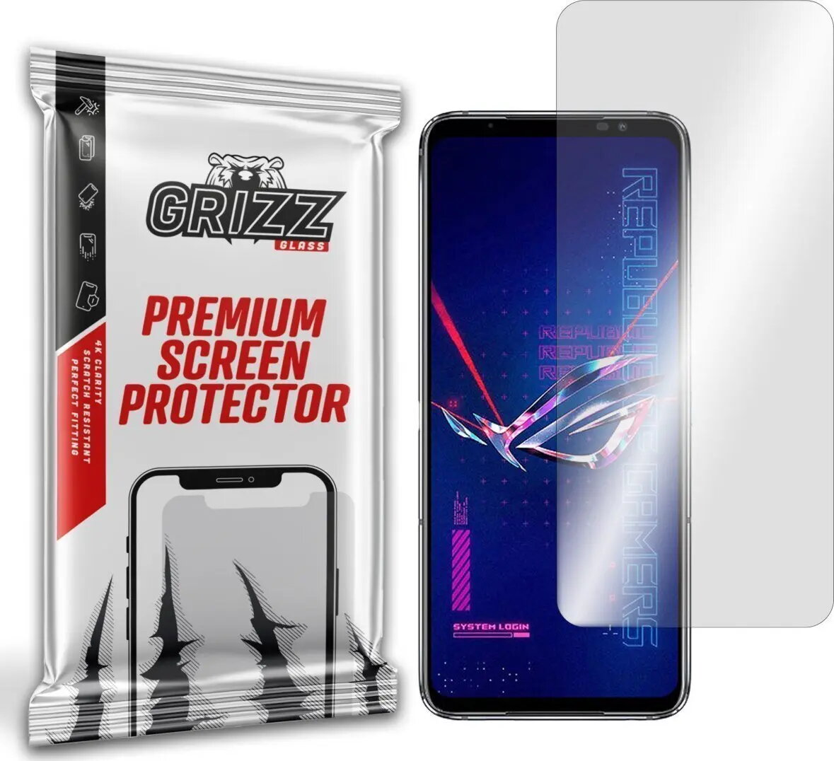 Ekrāna aizsargplēve GrizzGlass priekš Asus ROG