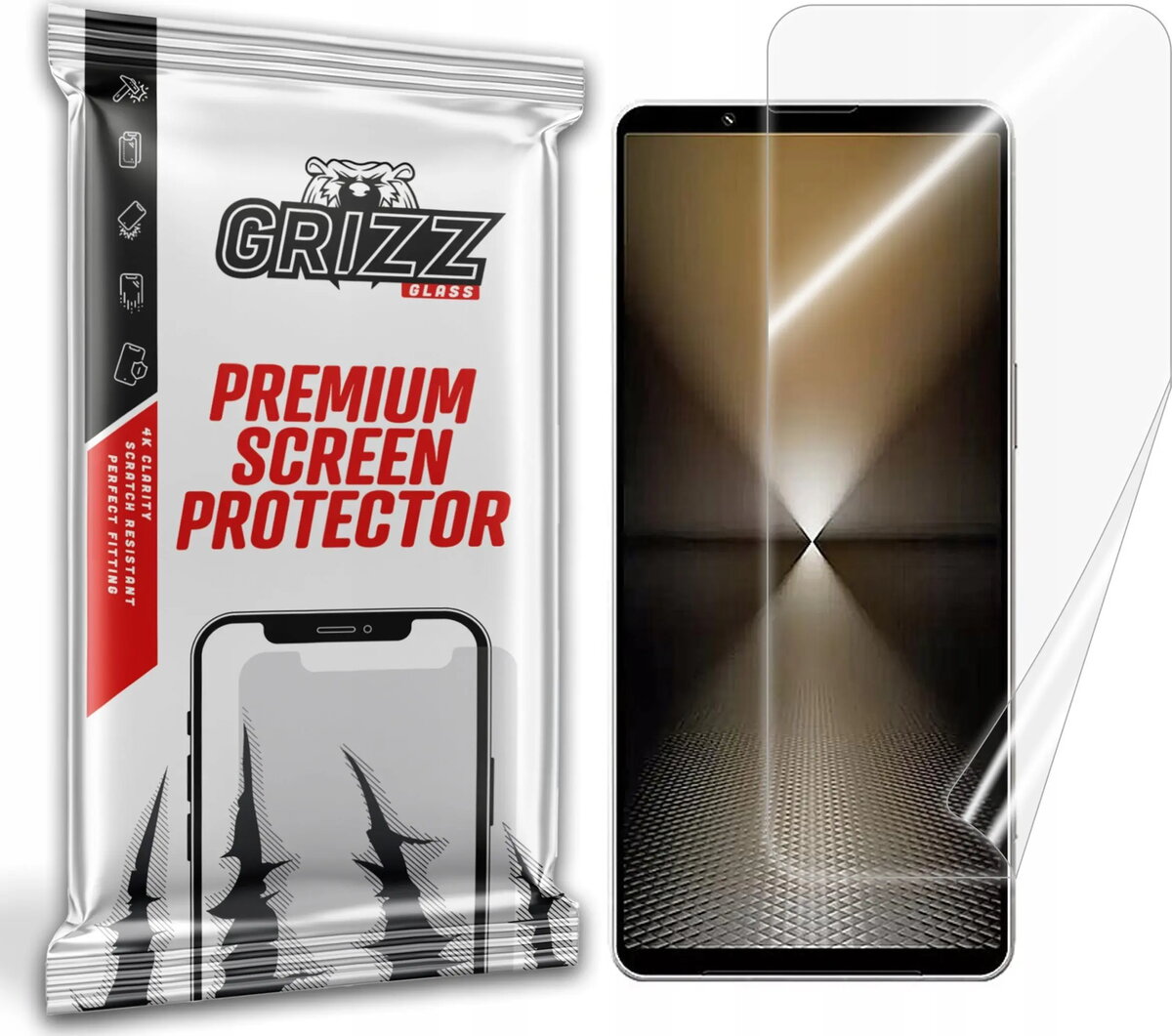 Keramiska stikla aizsargplēve GrizzGlass CeramicFilm priekš