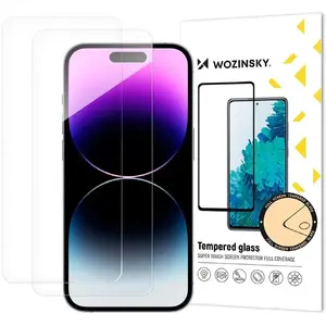 Набор защитных стекол Wozinsky Tempered Glass для iPhone 17 Pro / 16 Pro, 2 шт.