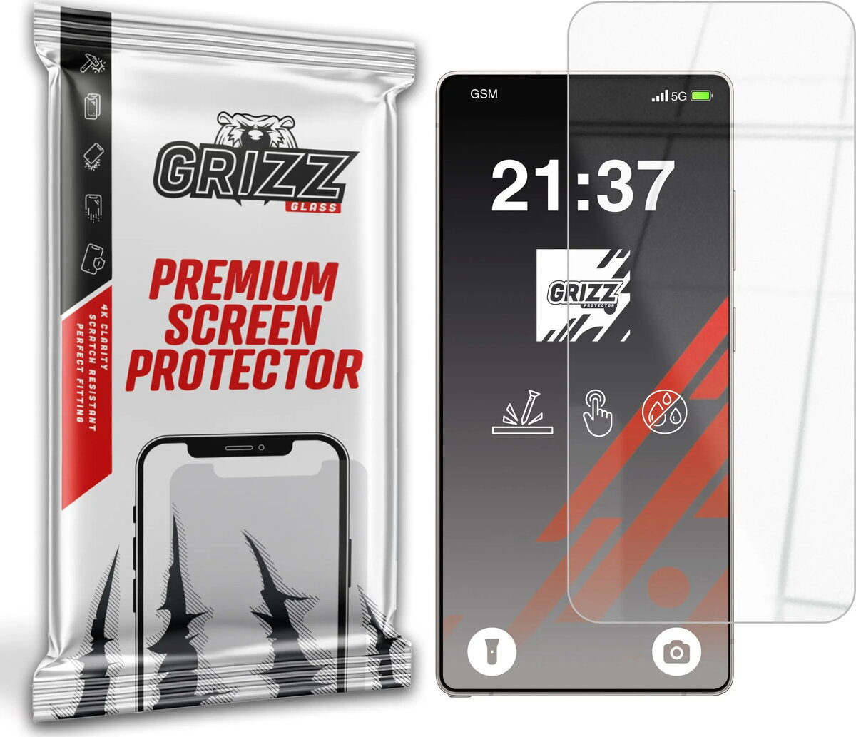 Aizsargstikls GrizzGlass HybridGlass priekš Samsung Galaxy