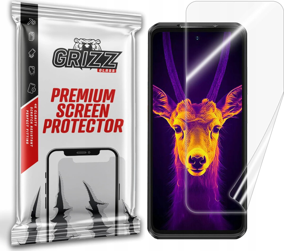 Aizsargplēve GrizzGlass CeramicFilm priekš Ulefone Armor