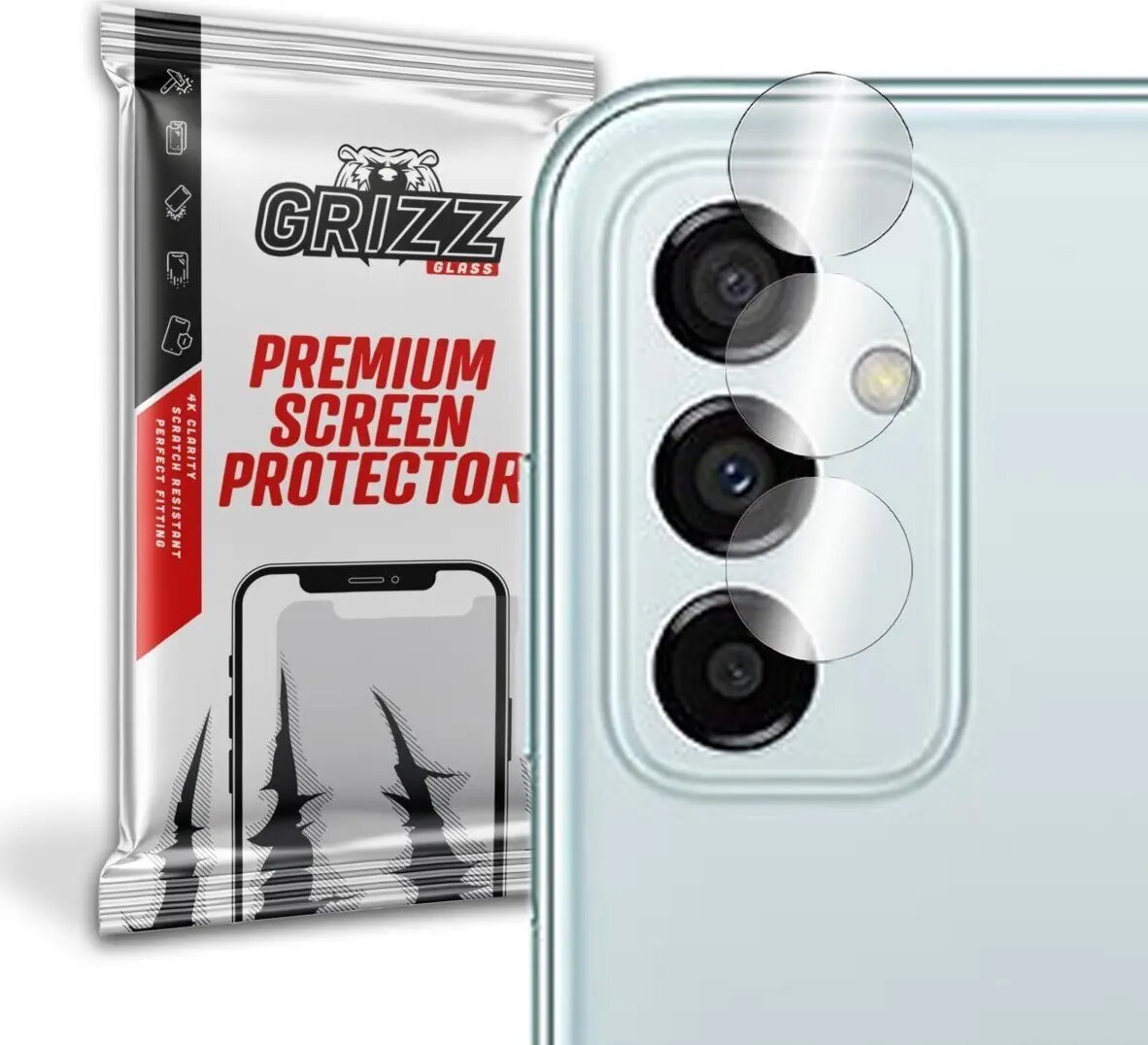 GrizzGlass hibrīda aizsargstikls kameras objektīvam Samsung
